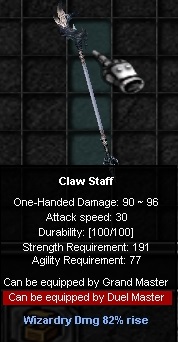 Customowe bronie / Custom weapons Claw