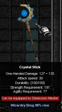 Customowe bronie / Custom weapons Cryststick